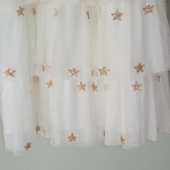 NWT Altar’d State Stars Tulle Tiered Ruffle Midi Fellyn Ballerina Skirt Sz M - Picture 7 of 15